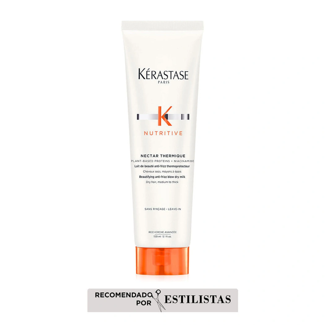 TERMOPROTECTOR KÉRASTASE NUTRITIVE NECTAR THERMIQUE ANTIFRIZZ 150 ML 5 Termoprotector Nectar Thermique Kérastase, Recomendado Por Estilistas Profesionales